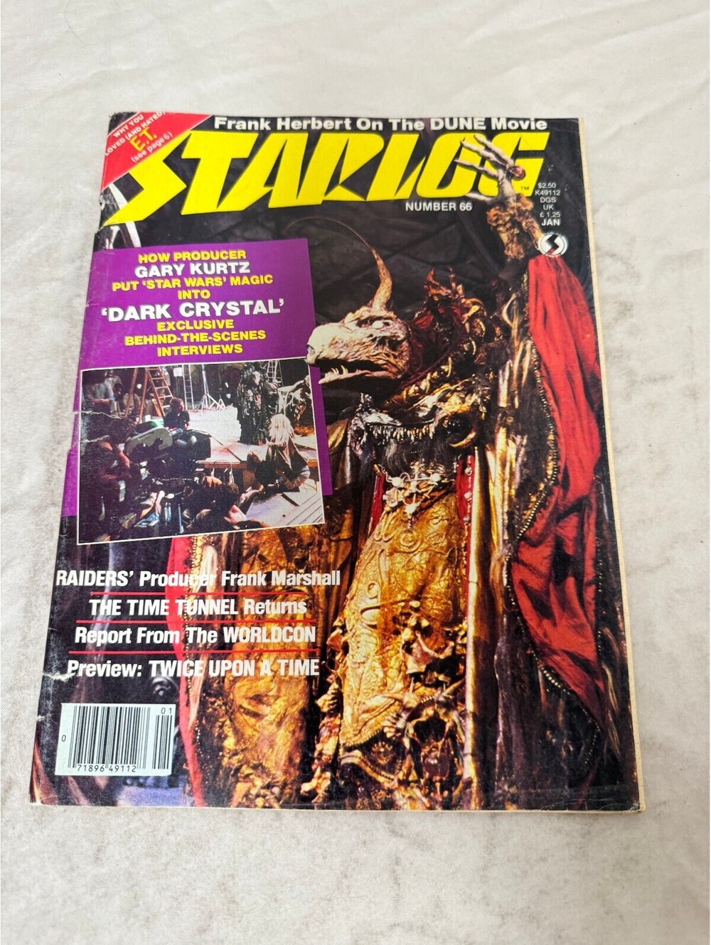 Starlog Magazine Issue 66 January 1983 Dark Crystal Dune Vintage Sci-Fi